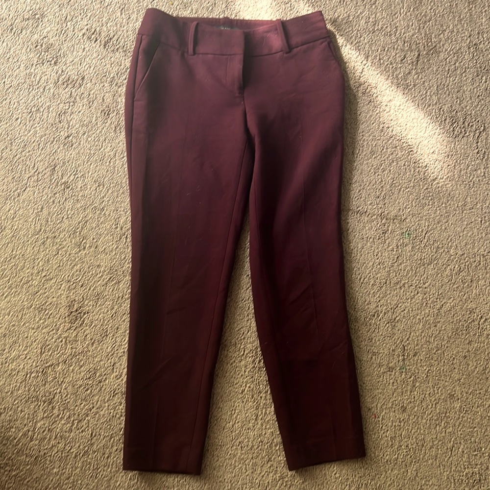 Ann Taylor | Burgundy dress pants